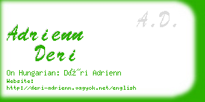 adrienn deri business card